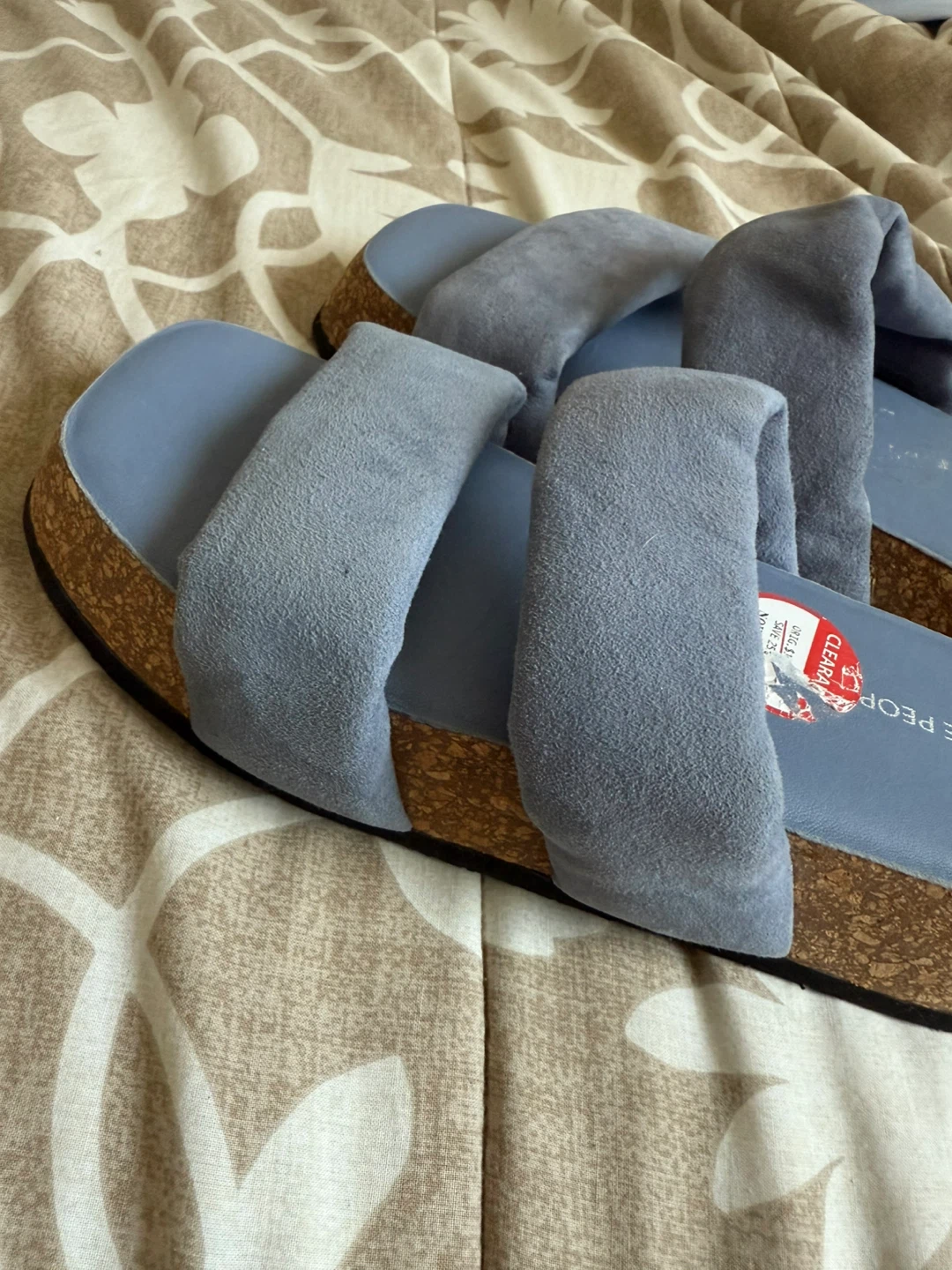 Free People Suede Slide Sandals