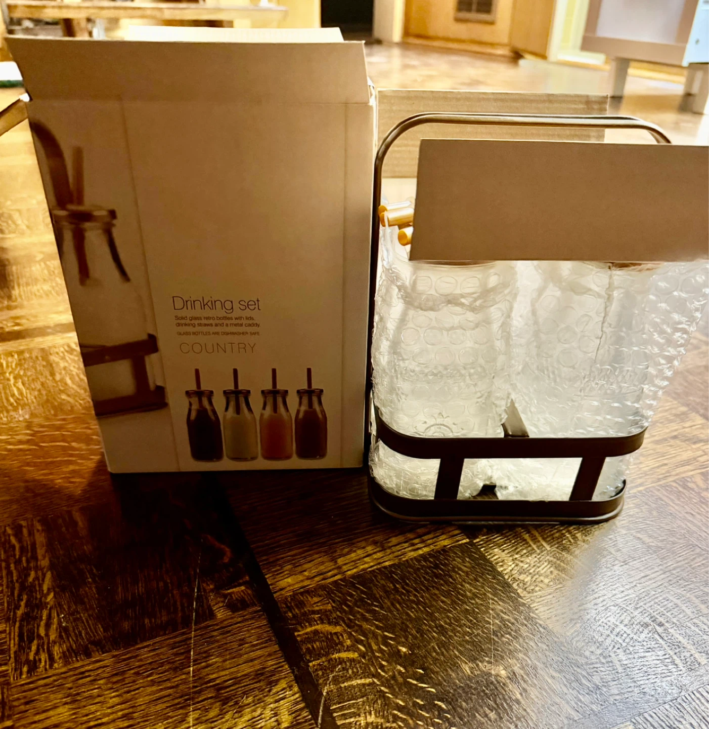 Stokes 9-Piece Retro Drinking Set with Metal Caddy - photo 3