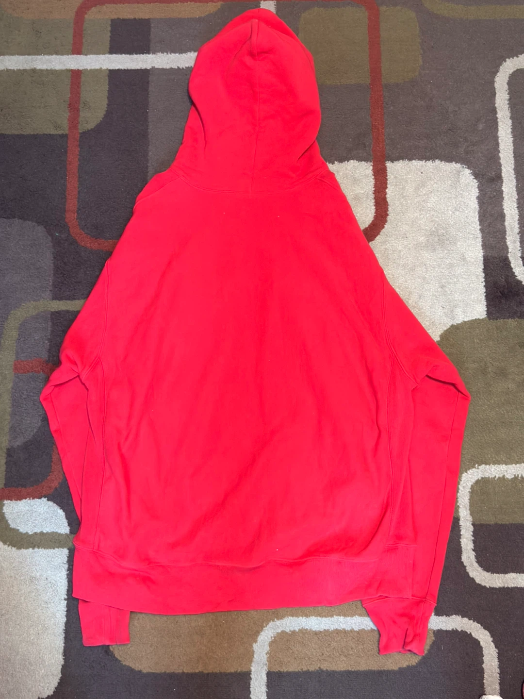 Champion Red Reverse Weave Hoodie Size XL - photo 3