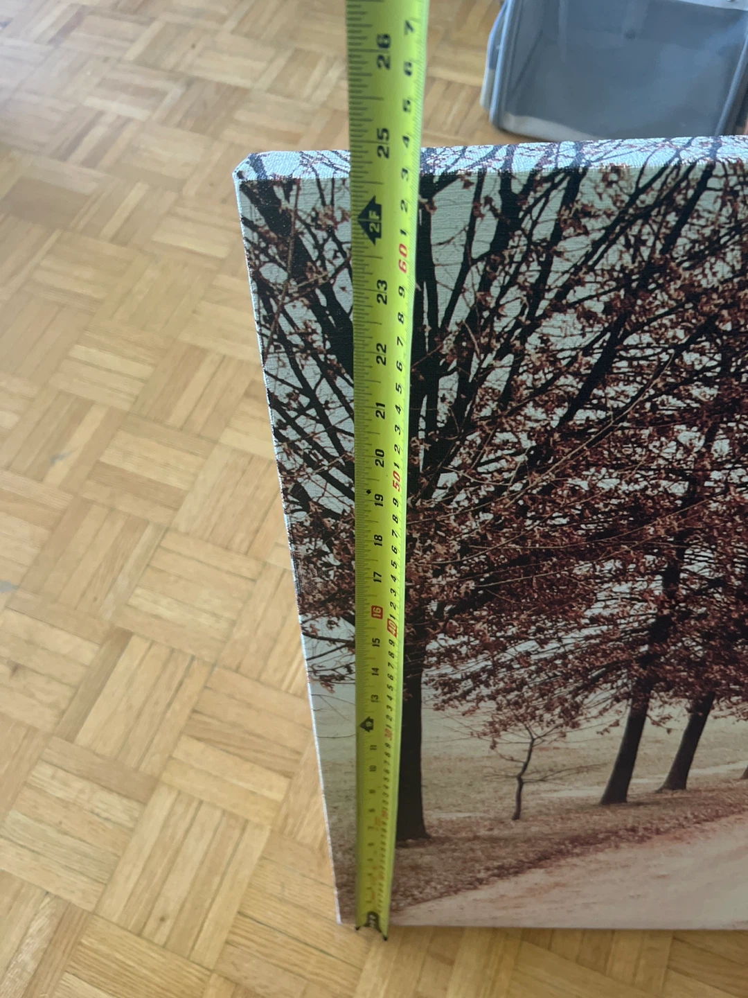 Canvas Wall Art - Trees Lined Road - photo 3