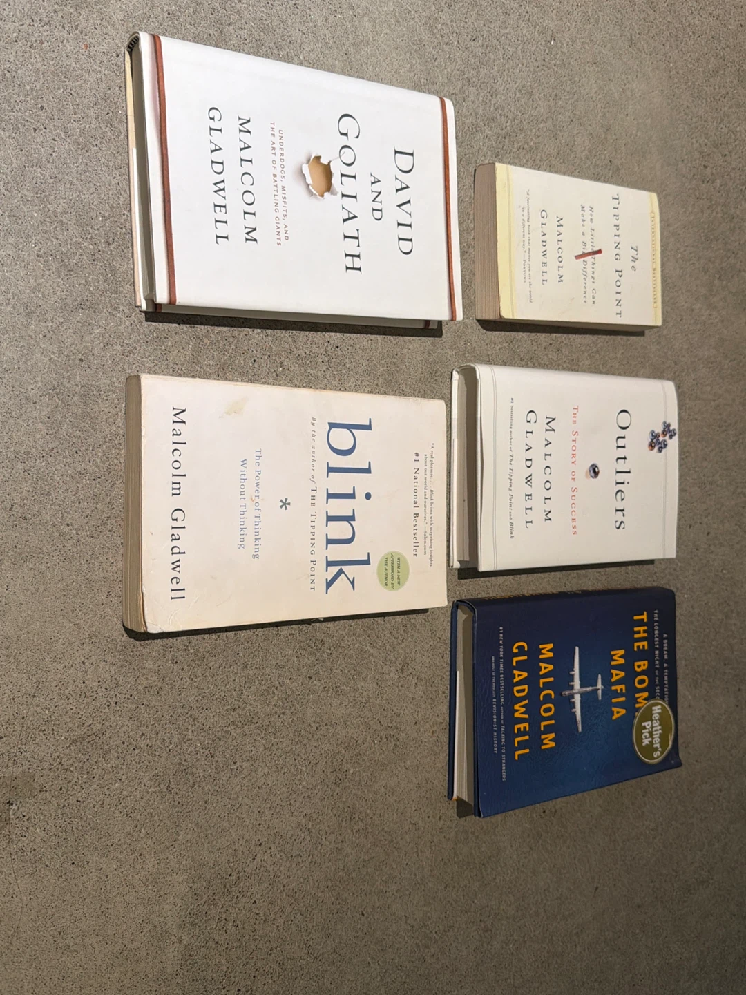 Malcolm Gladwell Books (Set of 5)