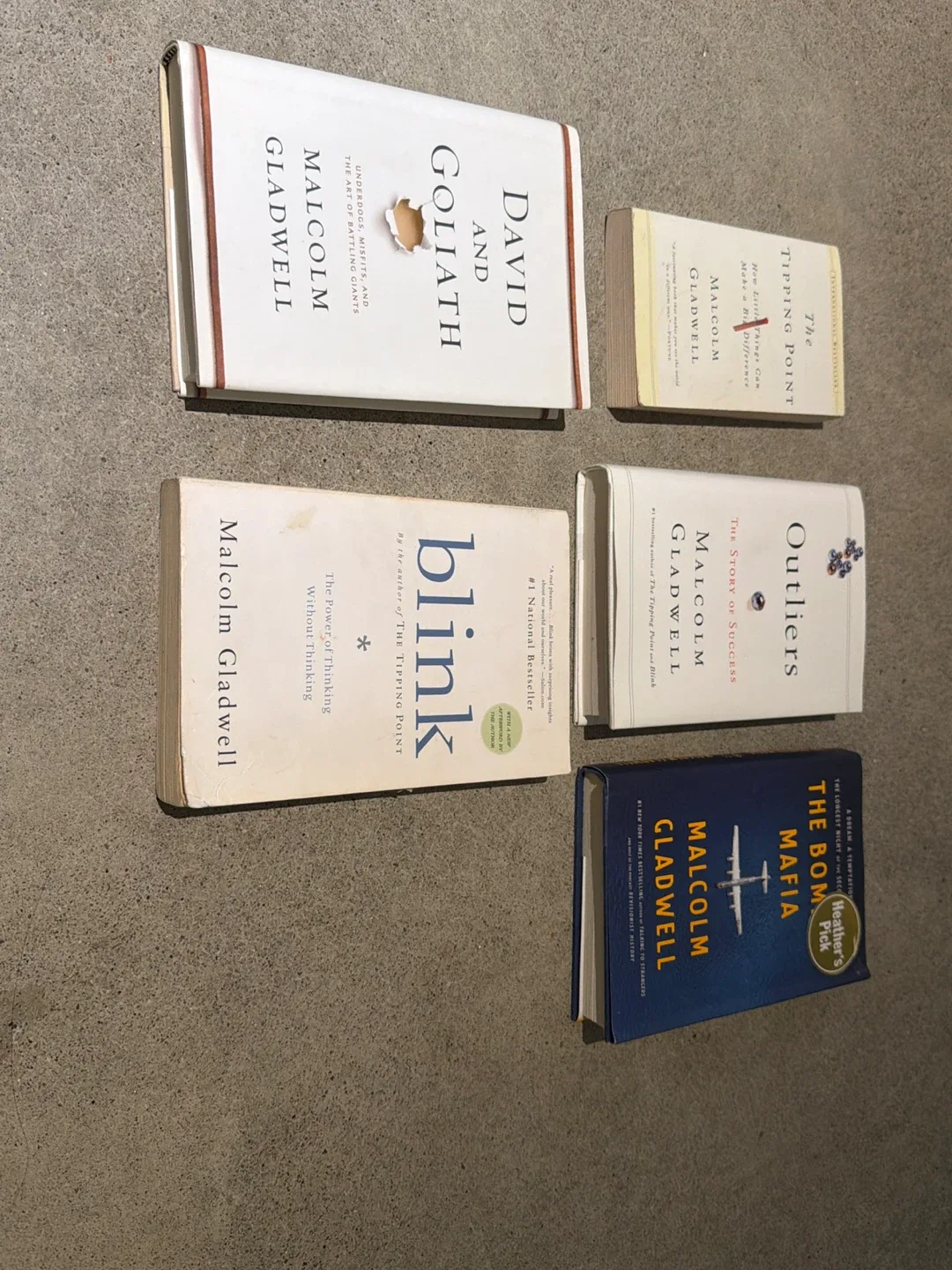 Malcolm Gladwell Books (Set of 5)