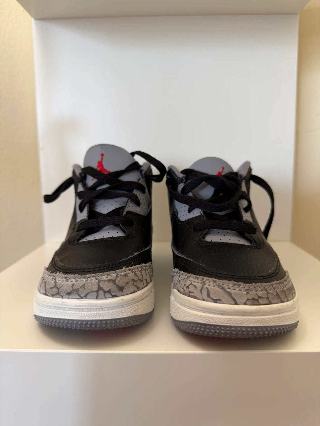 AIR JORDAN 3 RETRO BLACK CEMENT - photo 3