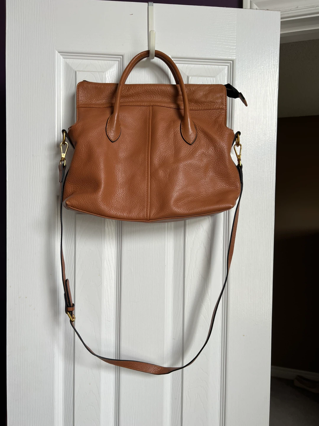 Genuine leather bag with a wallet - photo 3