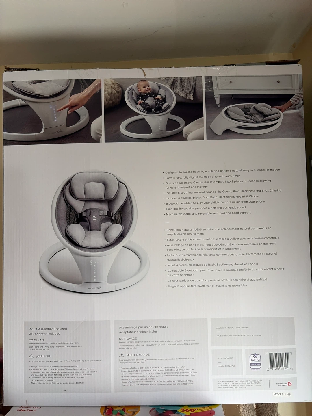 Munchkin Bluetooth Enabled Baby Swing - photo 2
