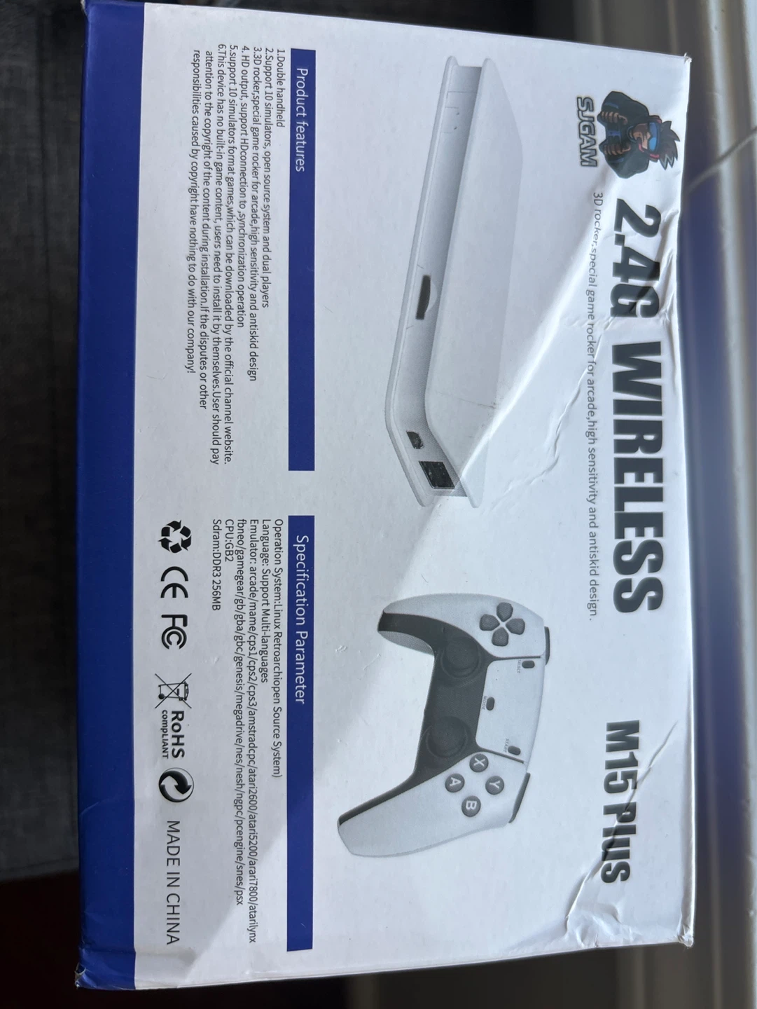 SJGAM M15 Plus 2.4G Wireless Retro Game Console - photo 3