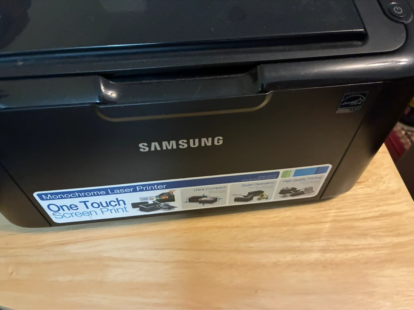Samsung Monochrome Laser Printer - One Touch Screen Print - photo 3