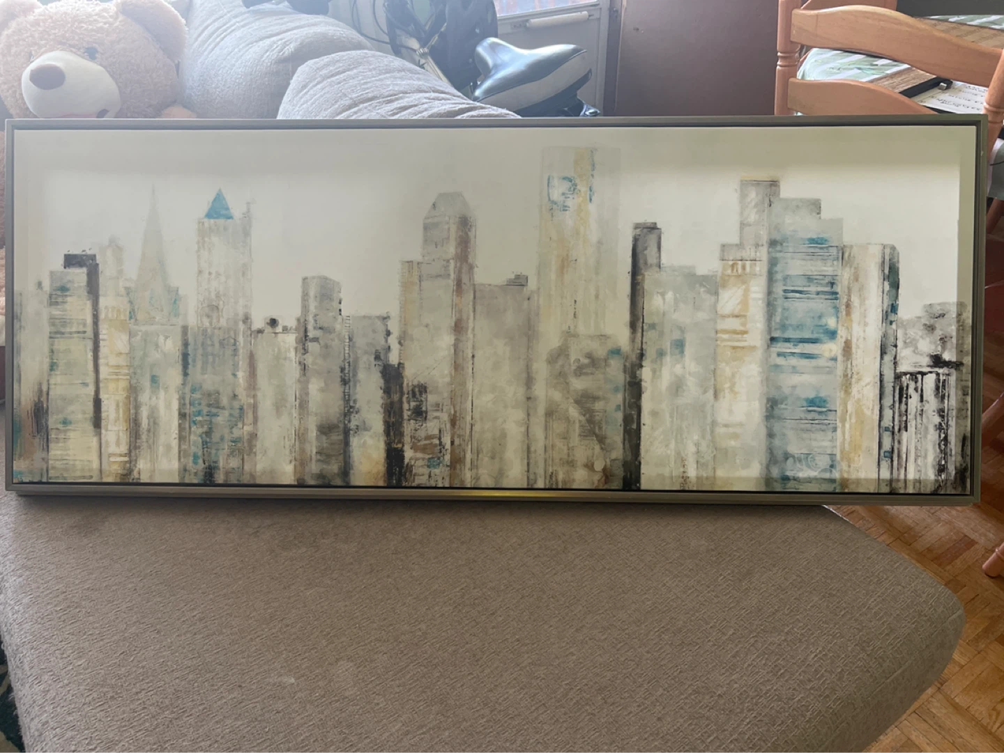 Framed Times Square New York City Panoramic Photo Art