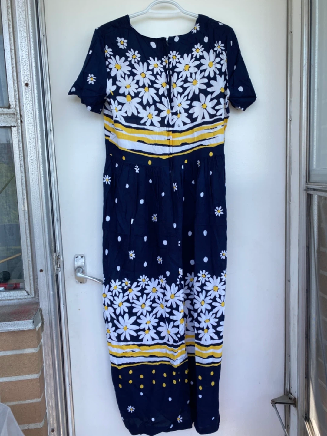 Navy Daisy Print Maxi Dress - photo 2