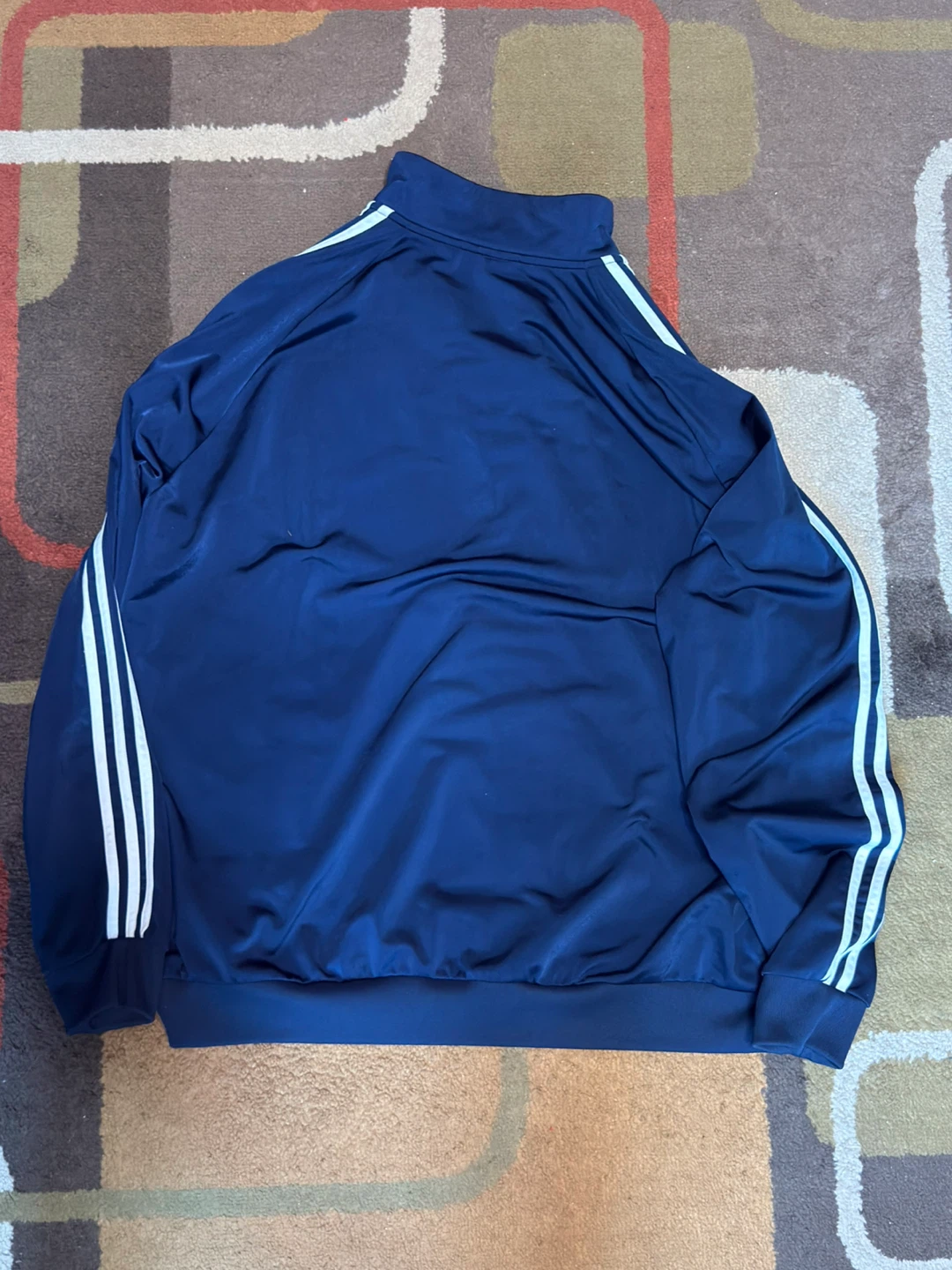 Adidas Track Jacket Navy Blue Size XL - photo 3
