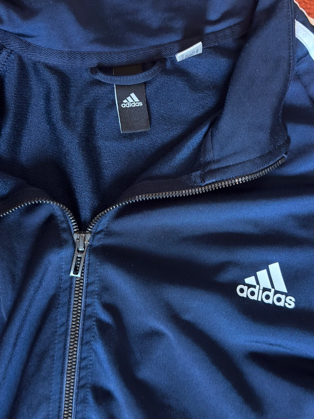 Adidas Track Jacket Navy Blue Size XL - photo 2