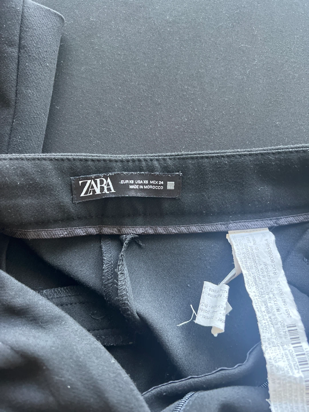 Zara Ankle Pants - XS - Black - photo 3