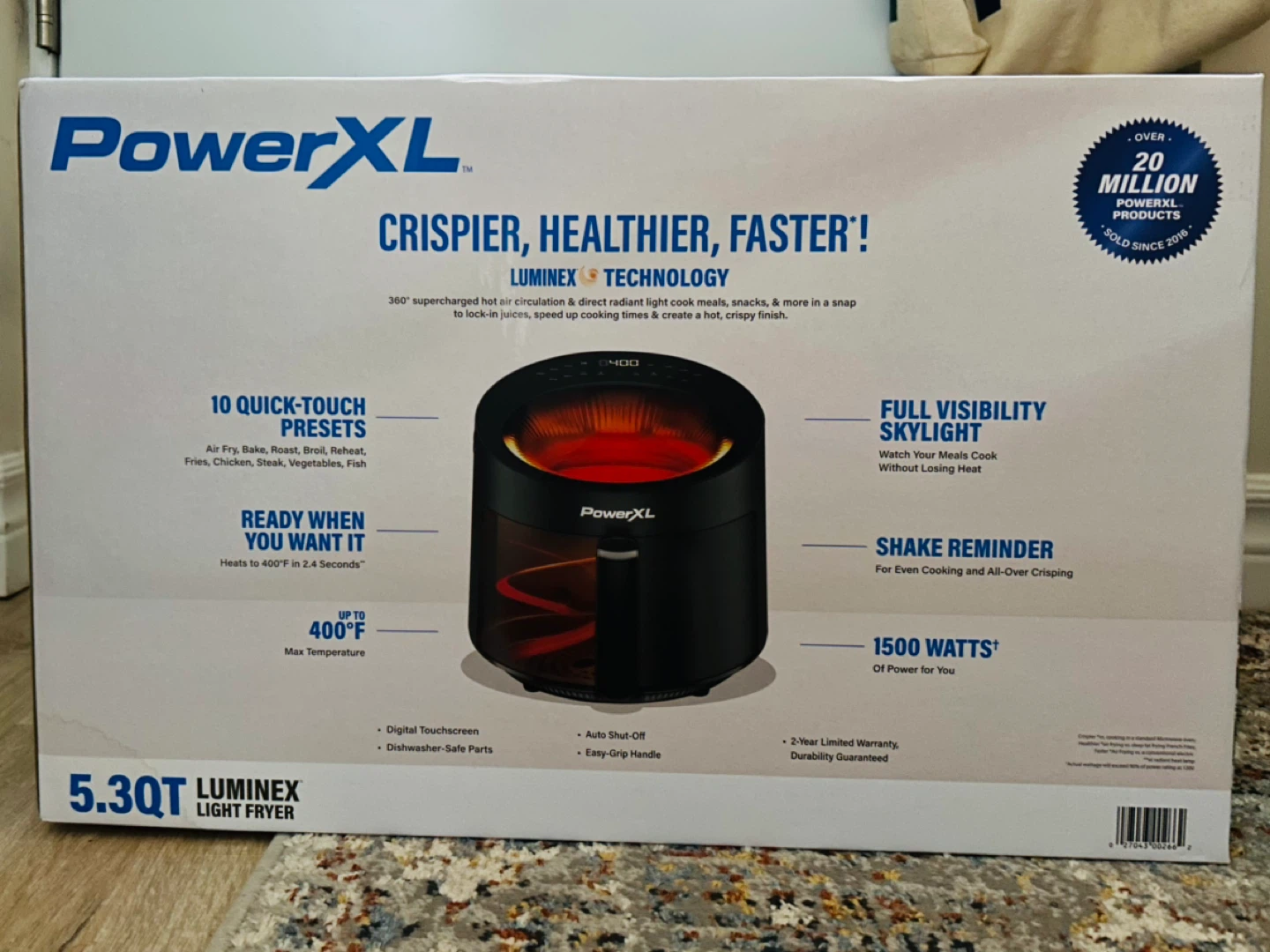 PowerXL LuminX Light Fryer AF3052-4SP - photo 3