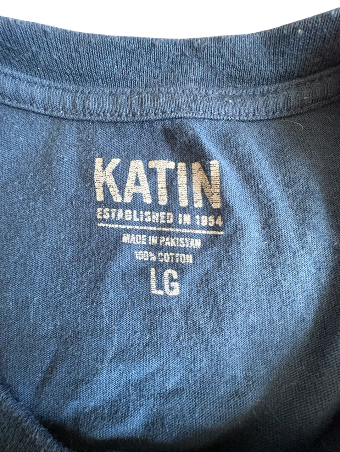 Katin Blue Striped T-Shirt Size LG - photo 2