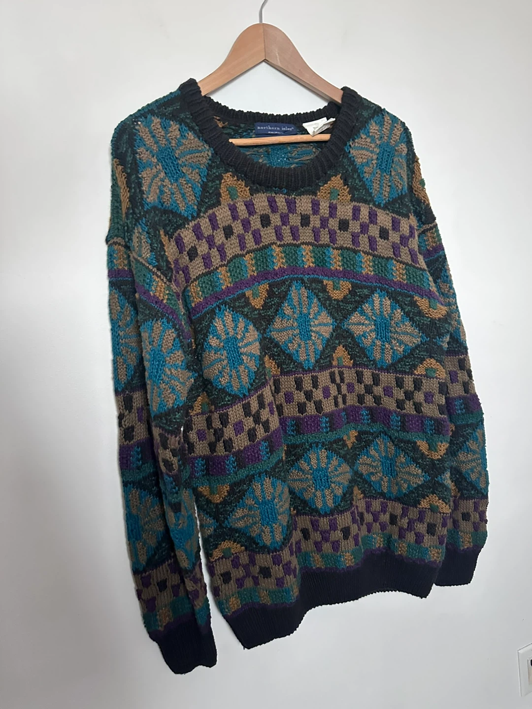 Northern Isles Geometric Pattern Sweater - photo 3