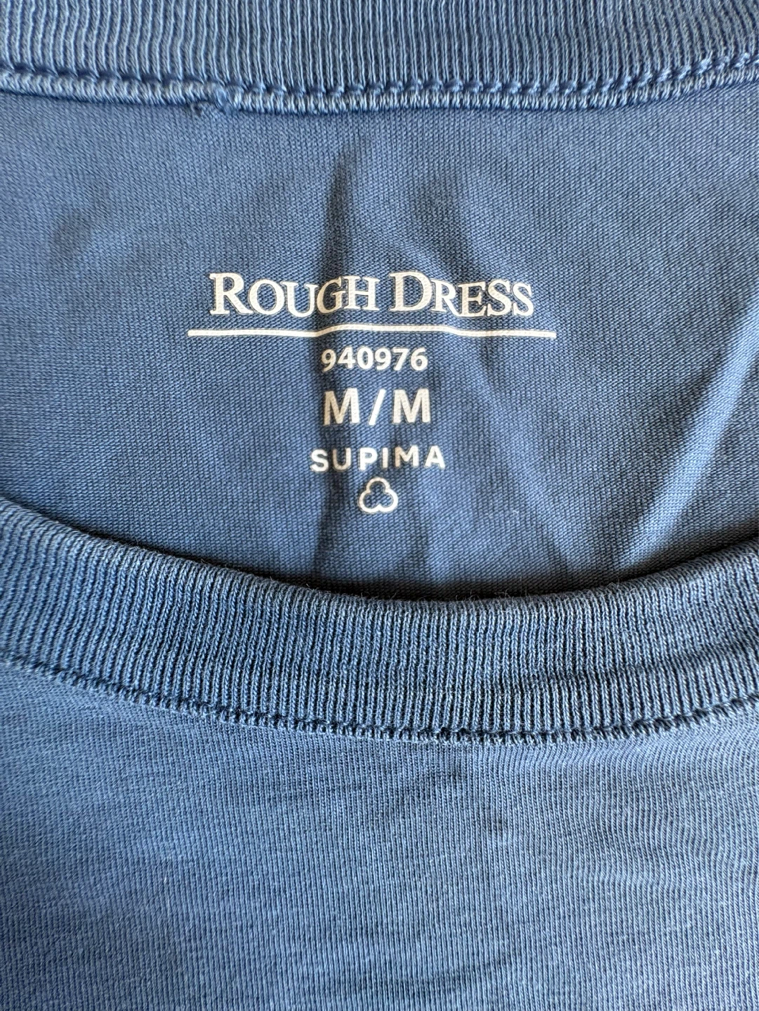 Rough Dress Supima Cotton T-Shirt - Medium - photo 2