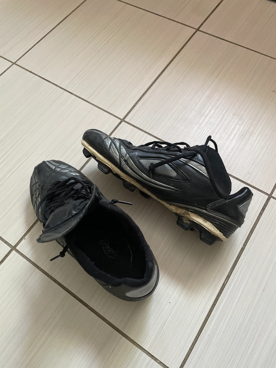Black Football Cleats