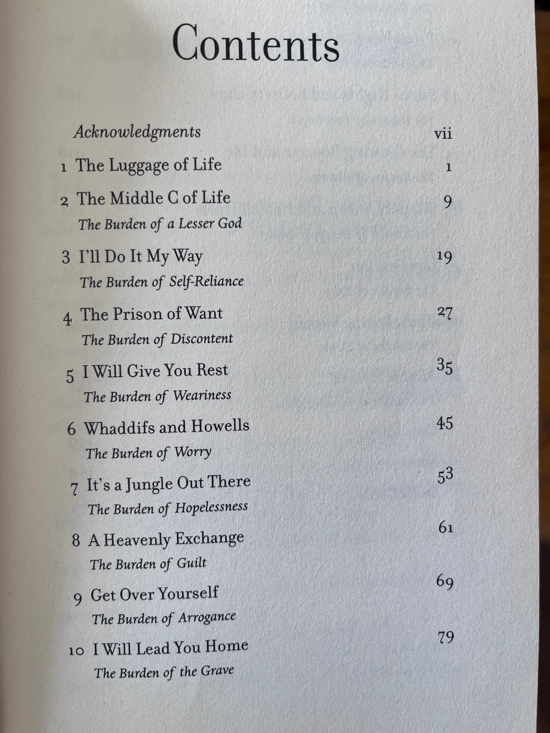 Max Lucado Traveling Light Book - photo 3