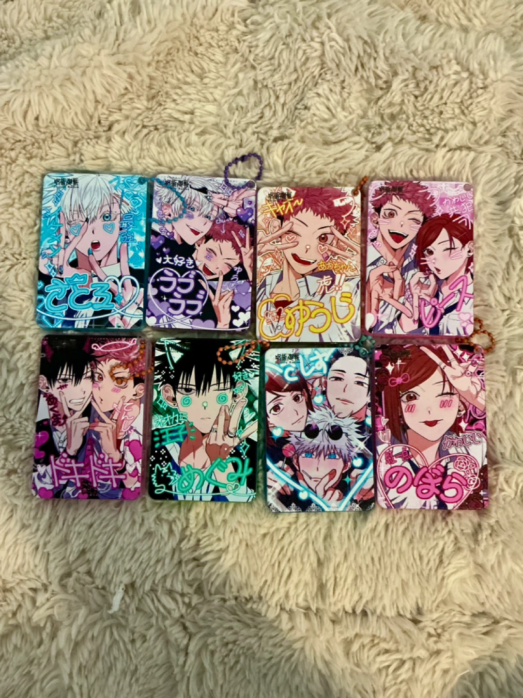 Jujutsu Kaisen Liquid Glitter Pendant (Set of 8) - photo 2