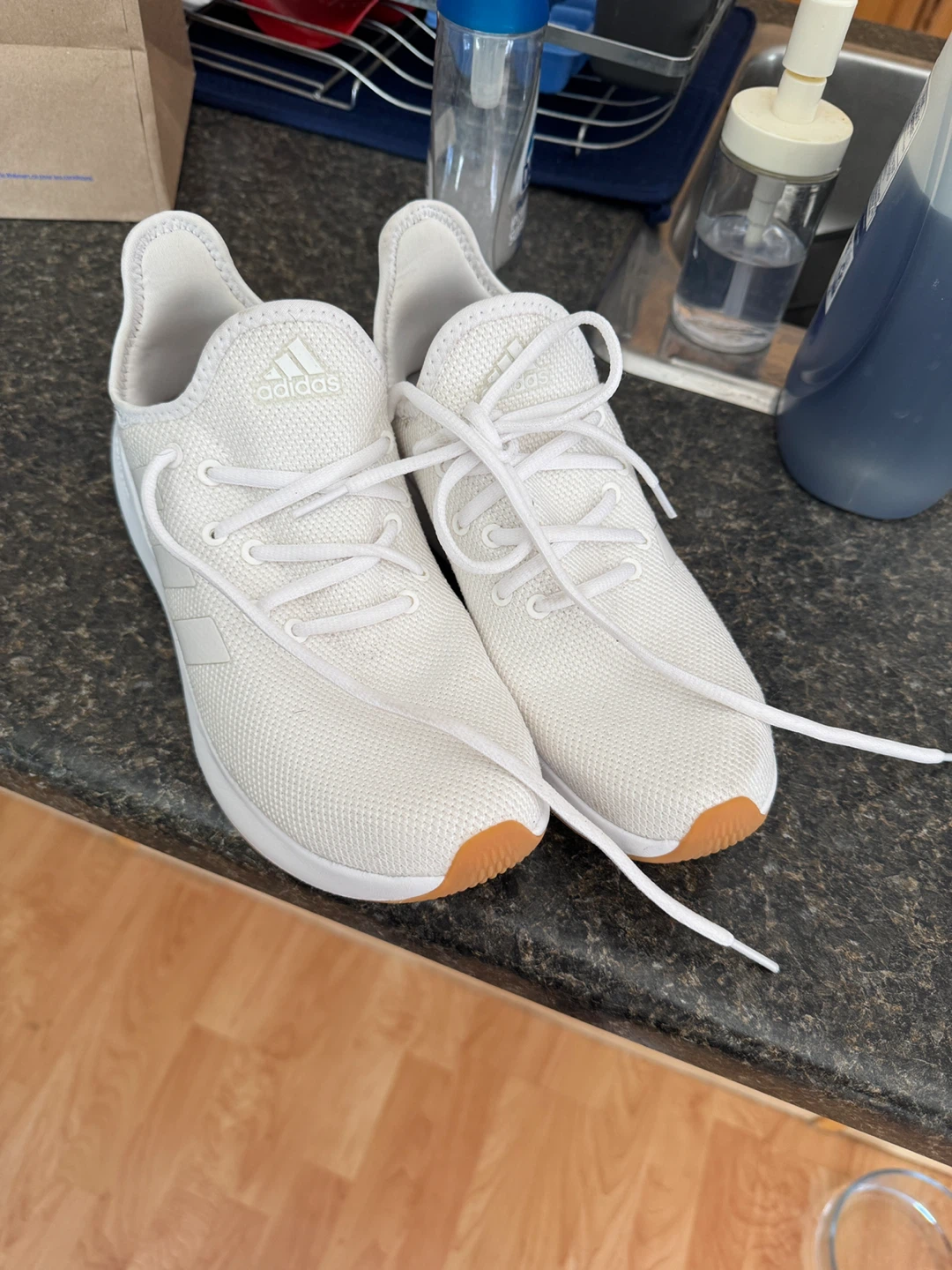 Adidas White Running Shoes size 9 women’s - photo 2