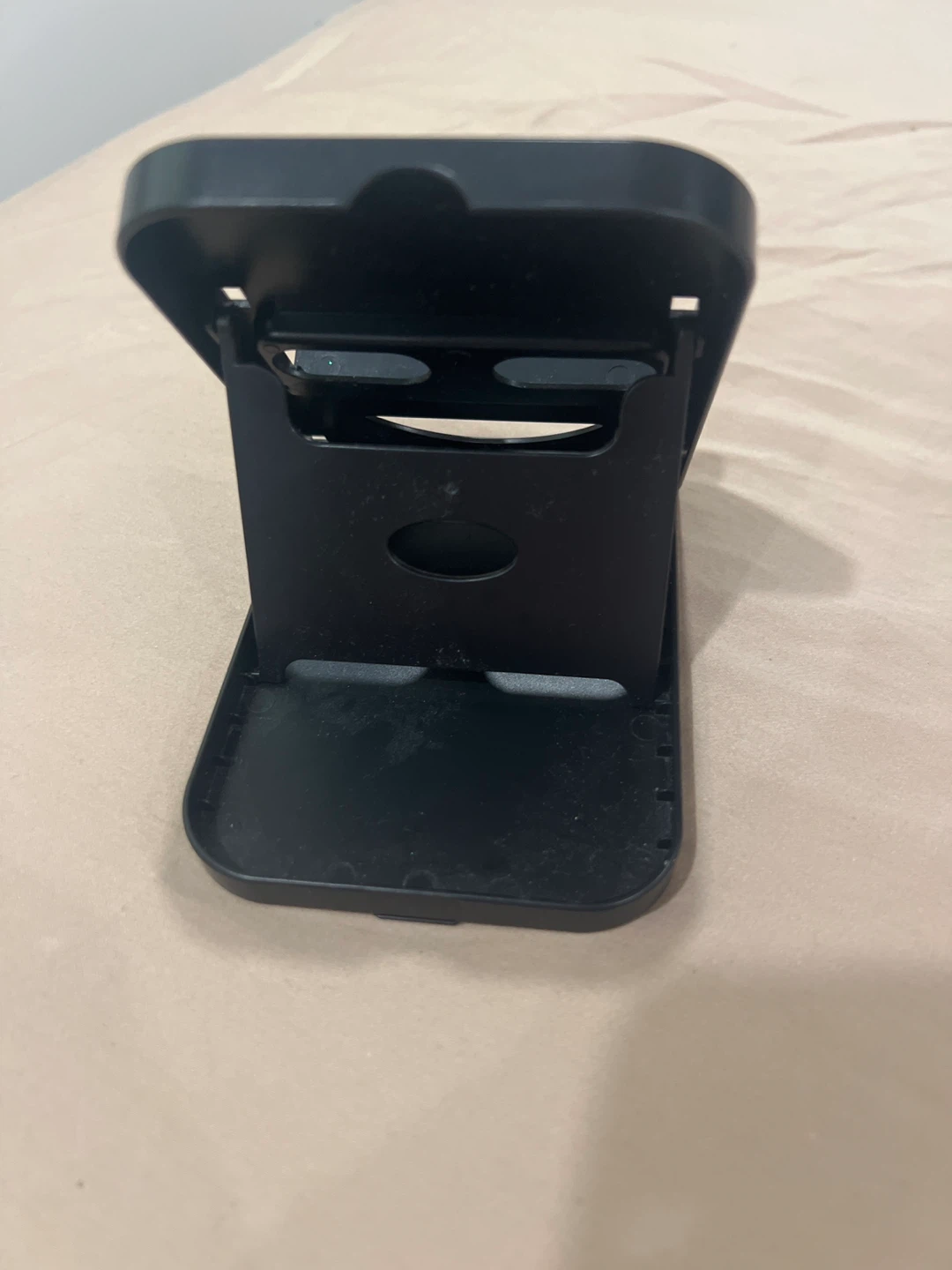 Black Plastic Folding Stand for cellphone - photo 3