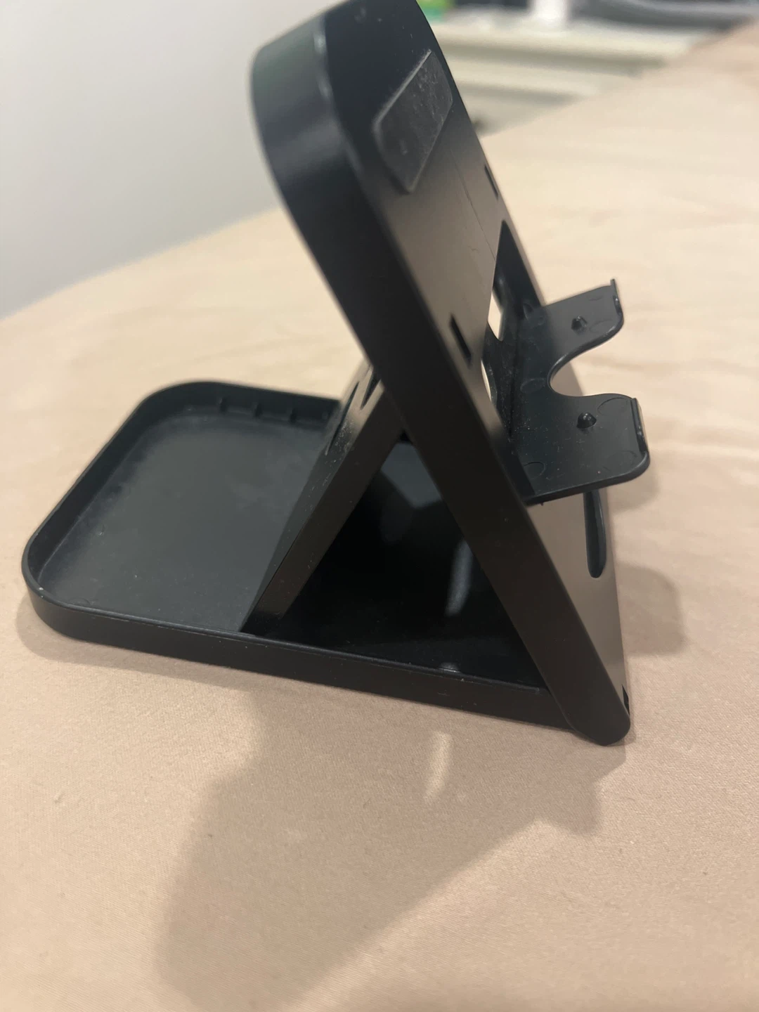 Black Plastic Folding Stand for cellphone - photo 2