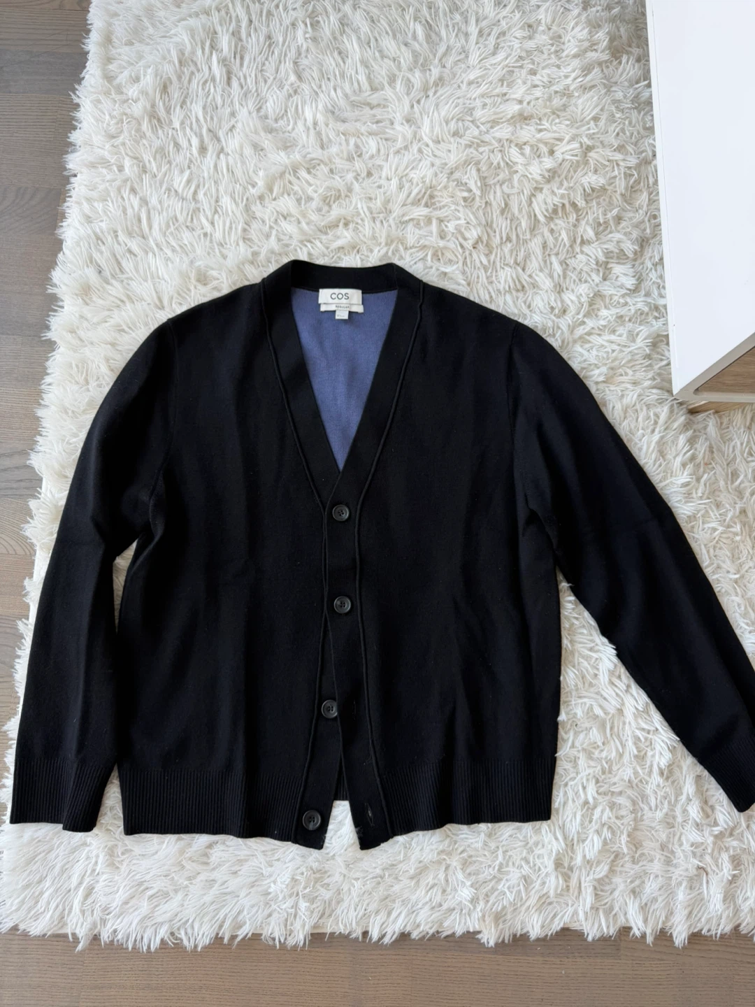 COS Regular Cardigan - Black - Size S