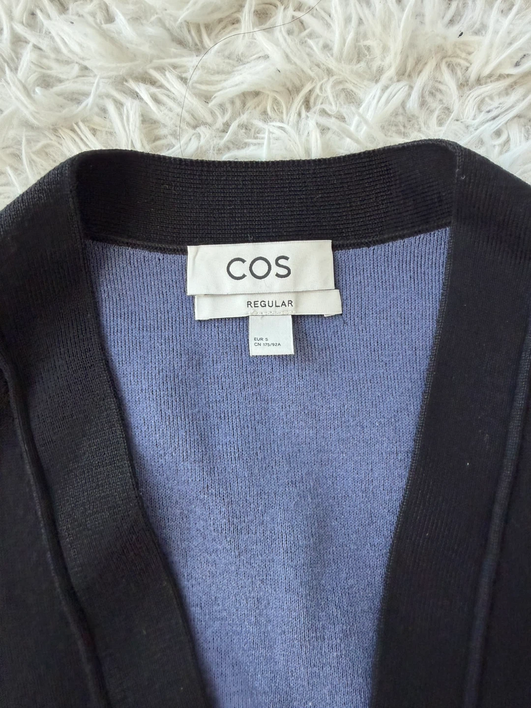 COS Regular Cardigan - Black - Size S - photo 2