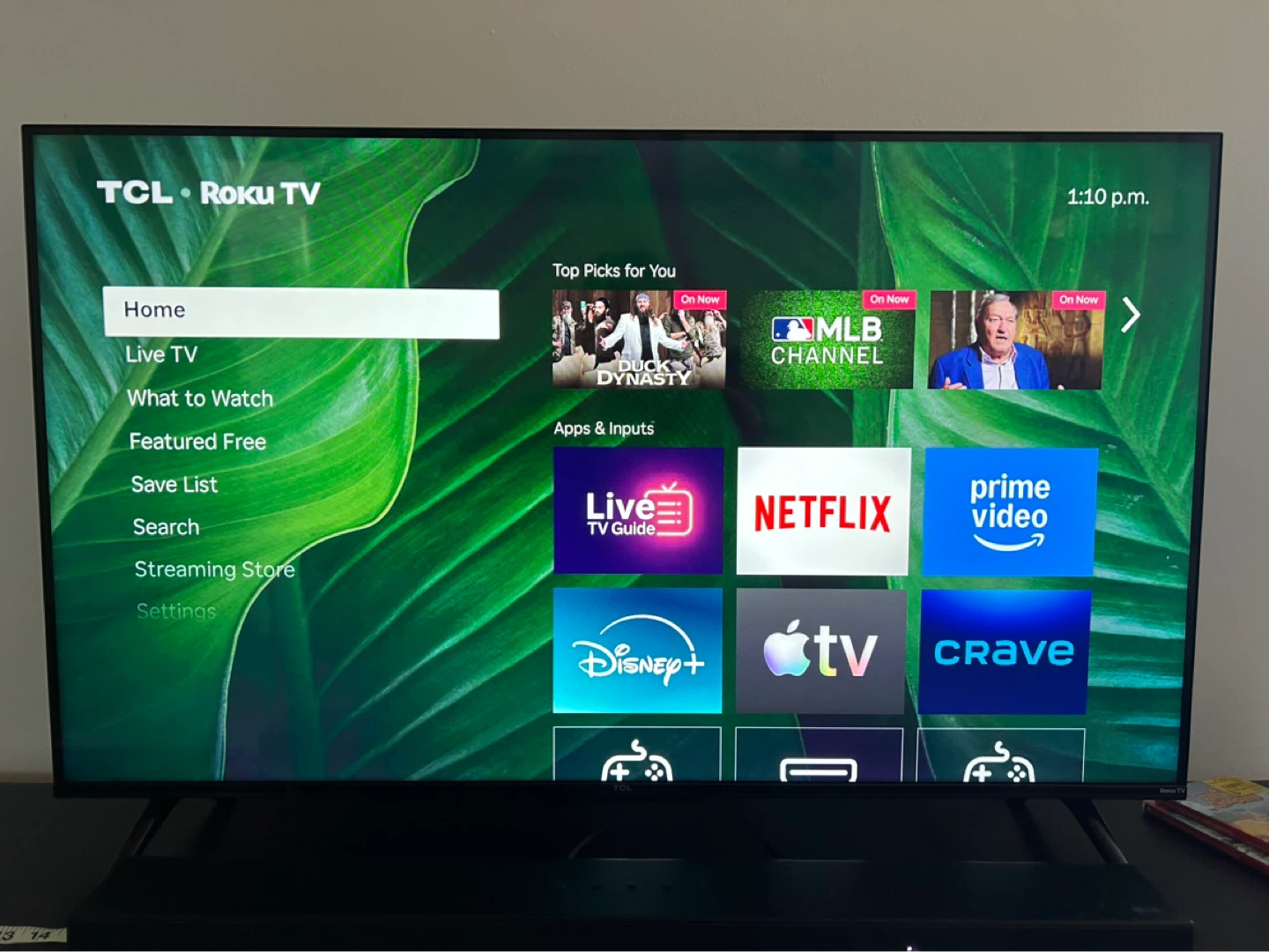 TCL Roku 43inch 4K TV