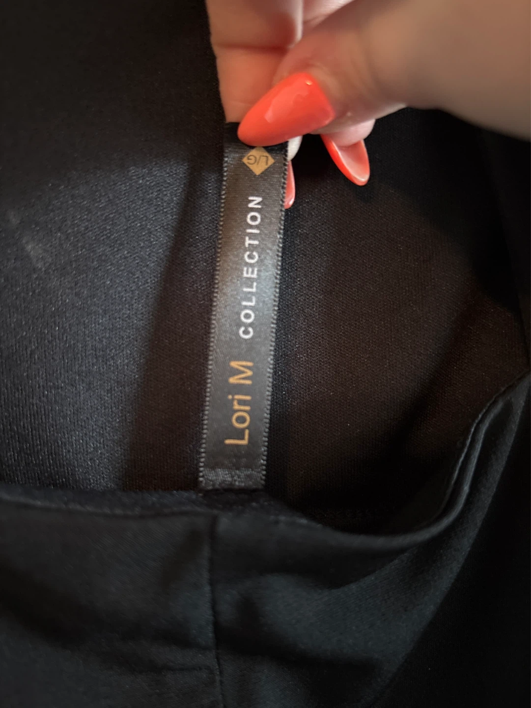 Lori M Collection Black Dress - Size L - photo 3