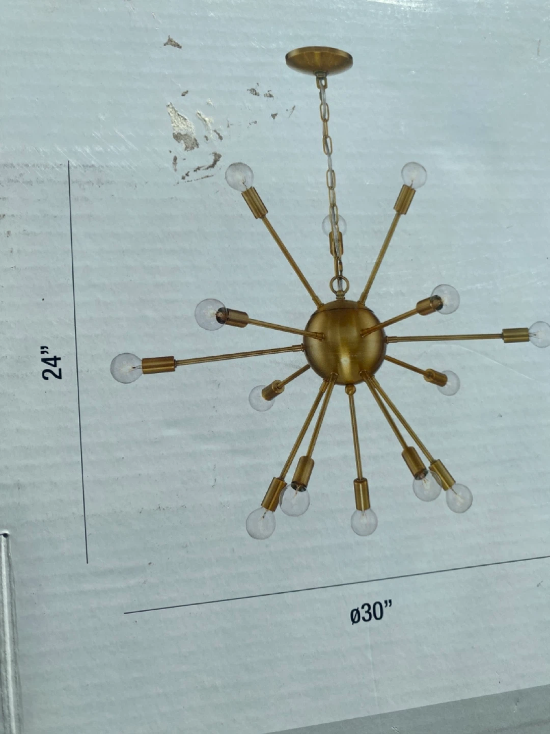 Eurofase 14-Light Sputnik Chandelier New in box