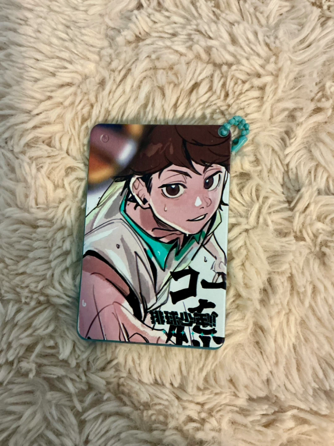 Haikyu!! Toru Oikawa Liquid Glitter Pendant / Acrylic Keychain - photo 2