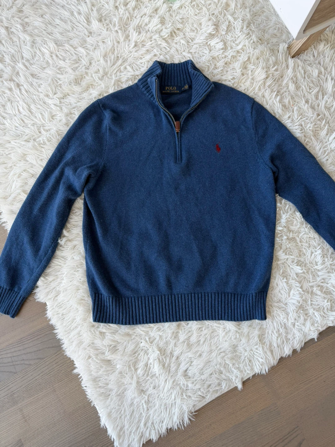 Polo Ralph Lauren 1/4 Zip Sweater - Medium/M