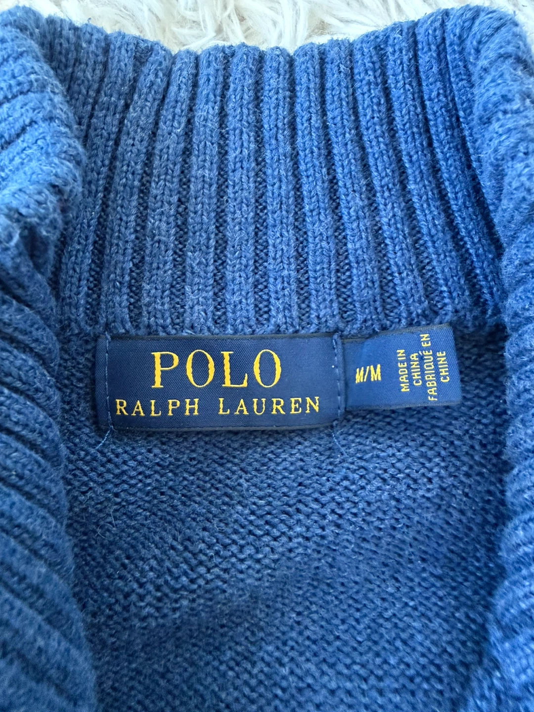 Polo Ralph Lauren 1/4 Zip Sweater - Medium/M - photo 2