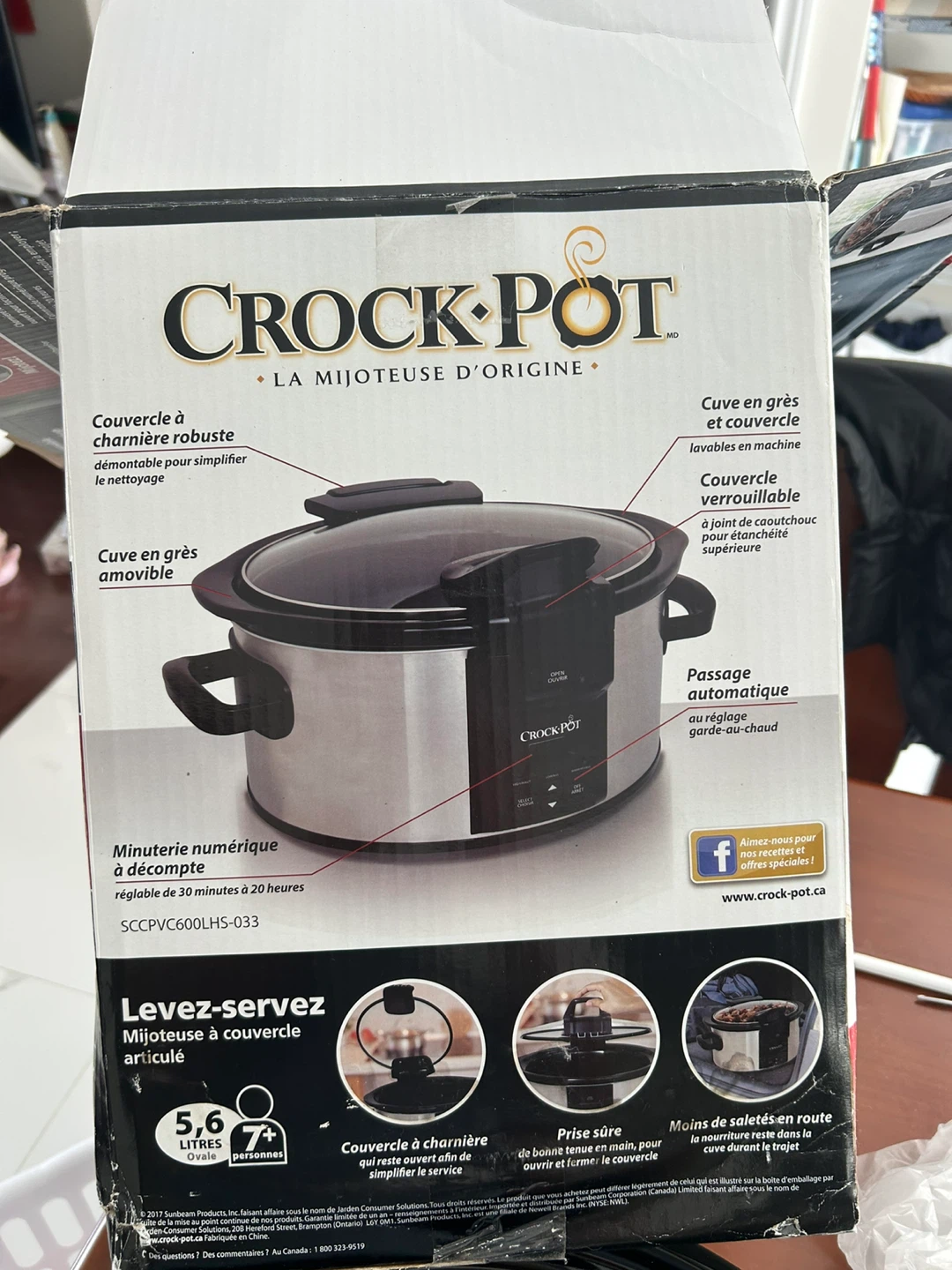 Crock-Pot Programmable Lift & Serve Slow Cooker - photo 5