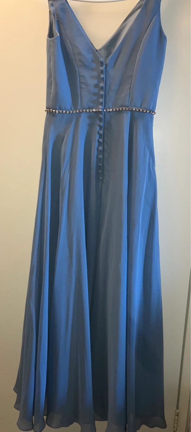 Alfred Angelo Blue Formal Dress Size 10 - photo 2