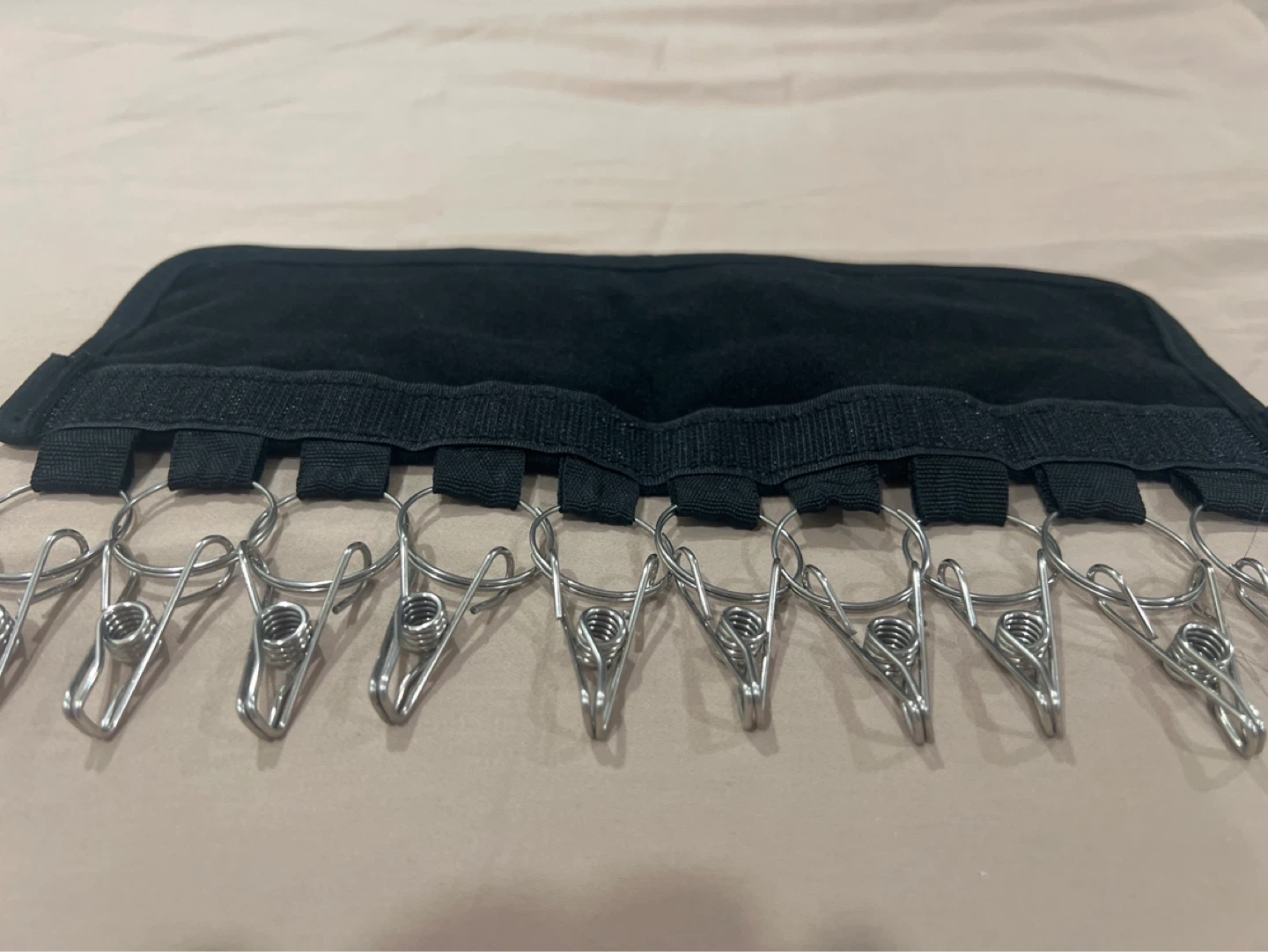 Hanging Sock Clips Organizer - Black - photo 2