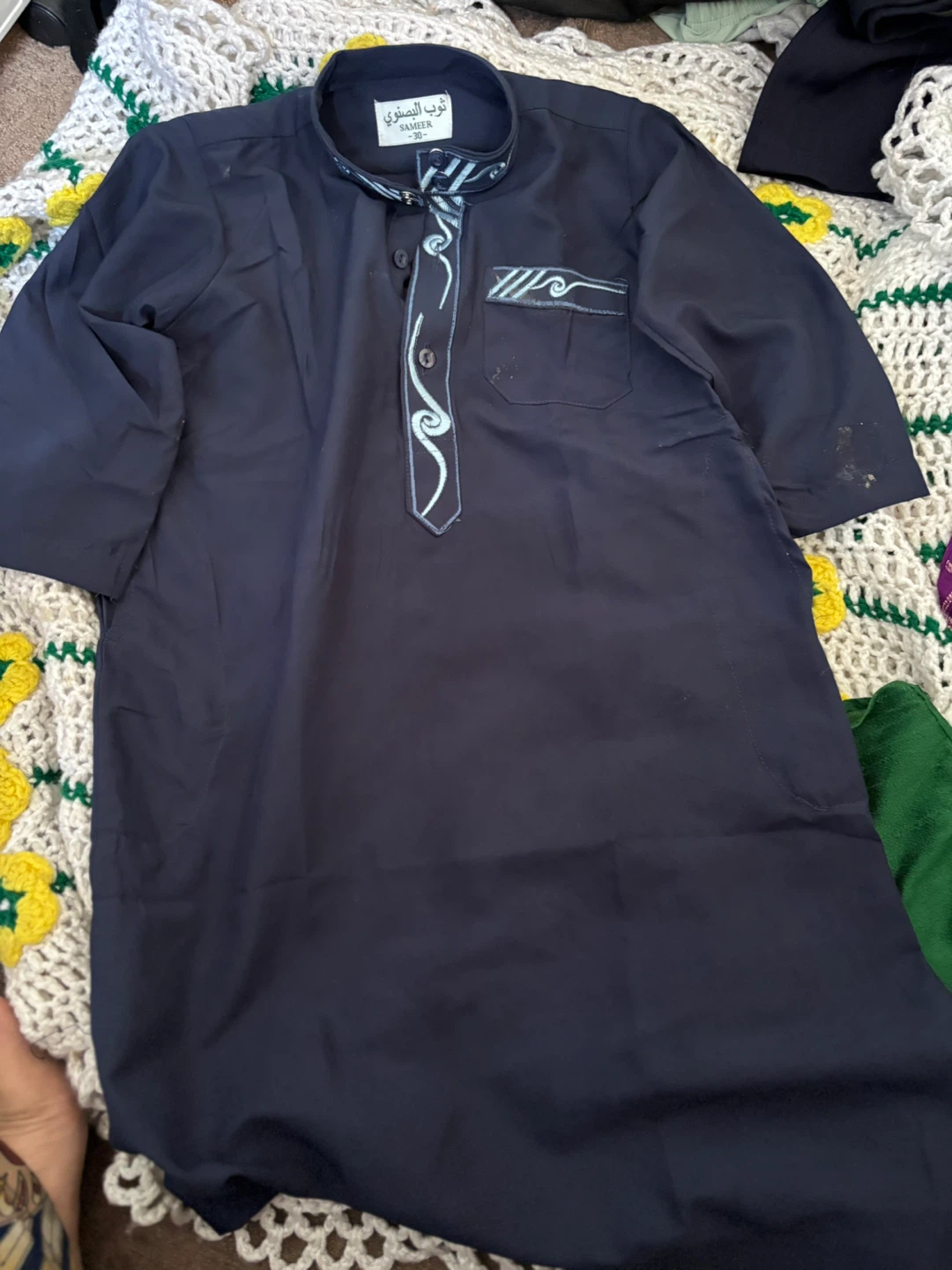 Boys' Kurta Pajama Set - Green - photo 4