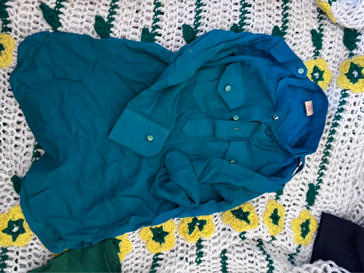 Boys' Kurta Pajama Set - Green - photo 2