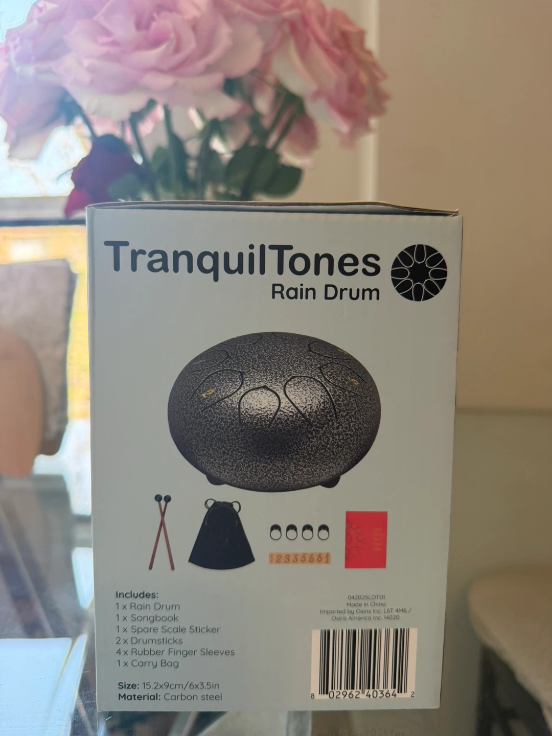 TranquilTones Rain Drum with Accessories - photo 2