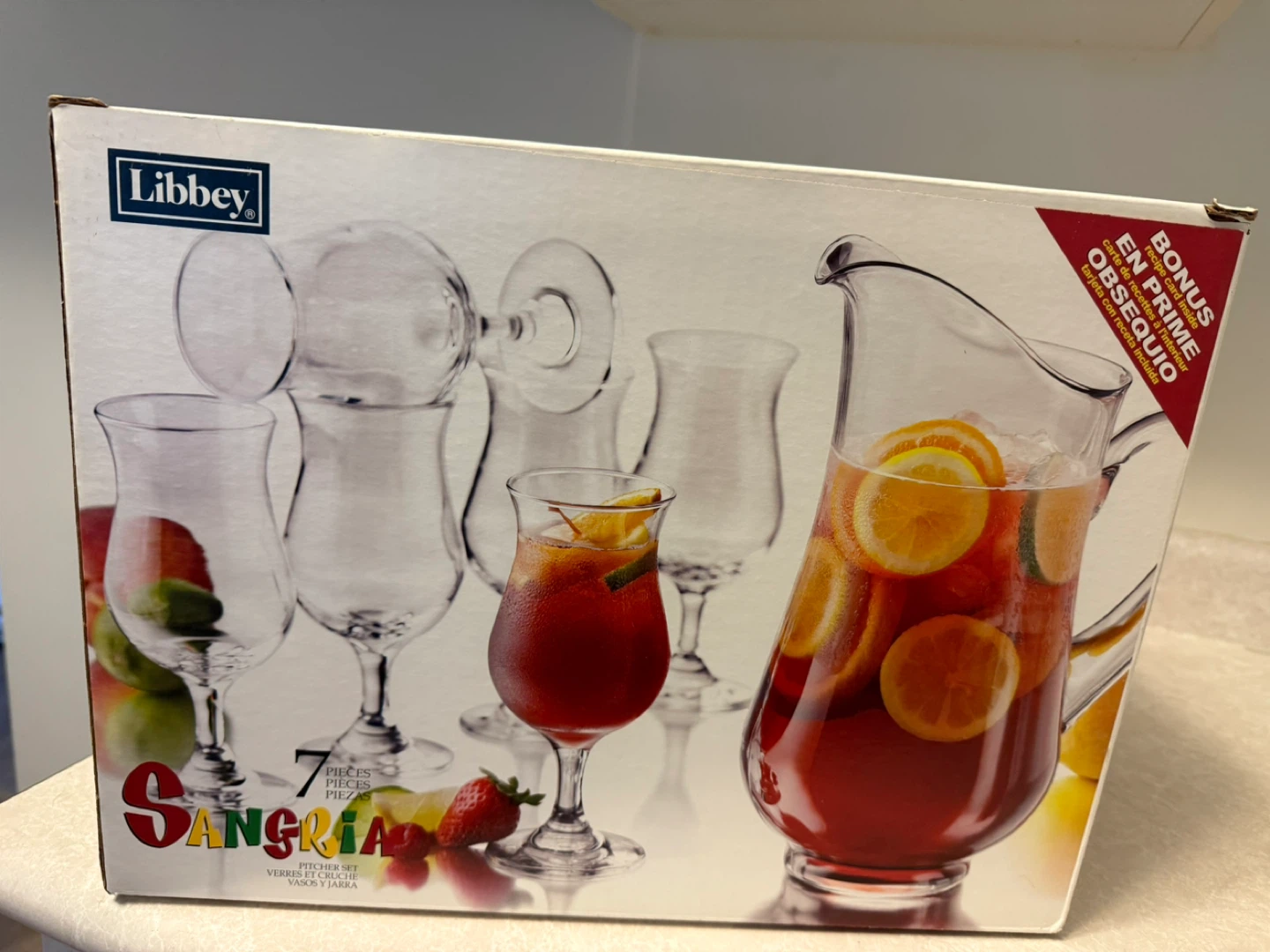 Libbey Sangria Pitcher Set with Glasses