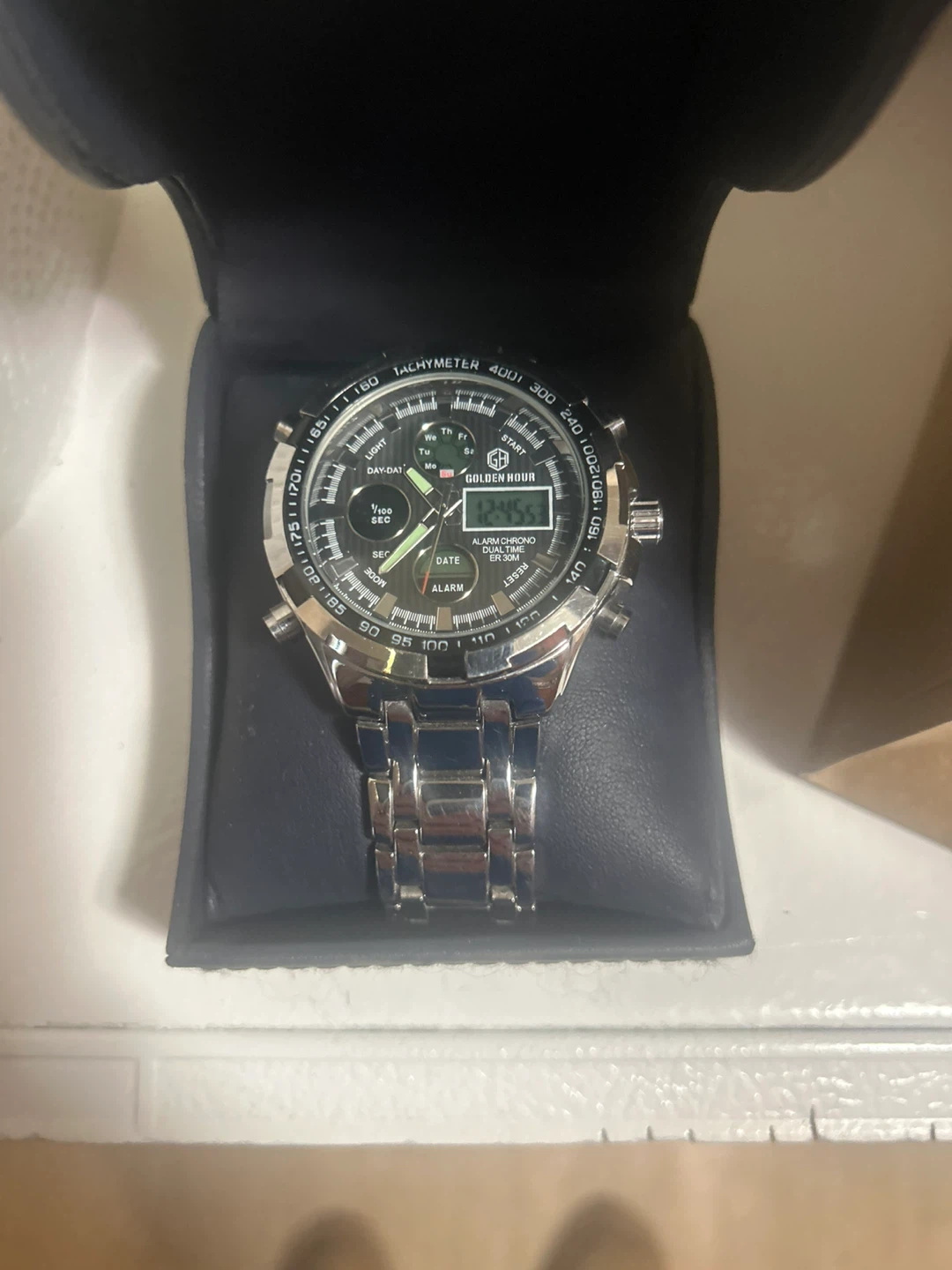 Golden Hour Men's Analog-Digital Watch - photo 2