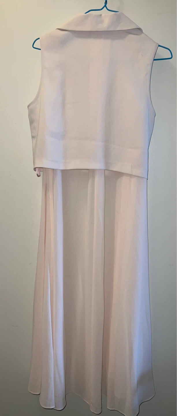 Forever 21 Pink Sleeveless Dress with Vest - photo 2