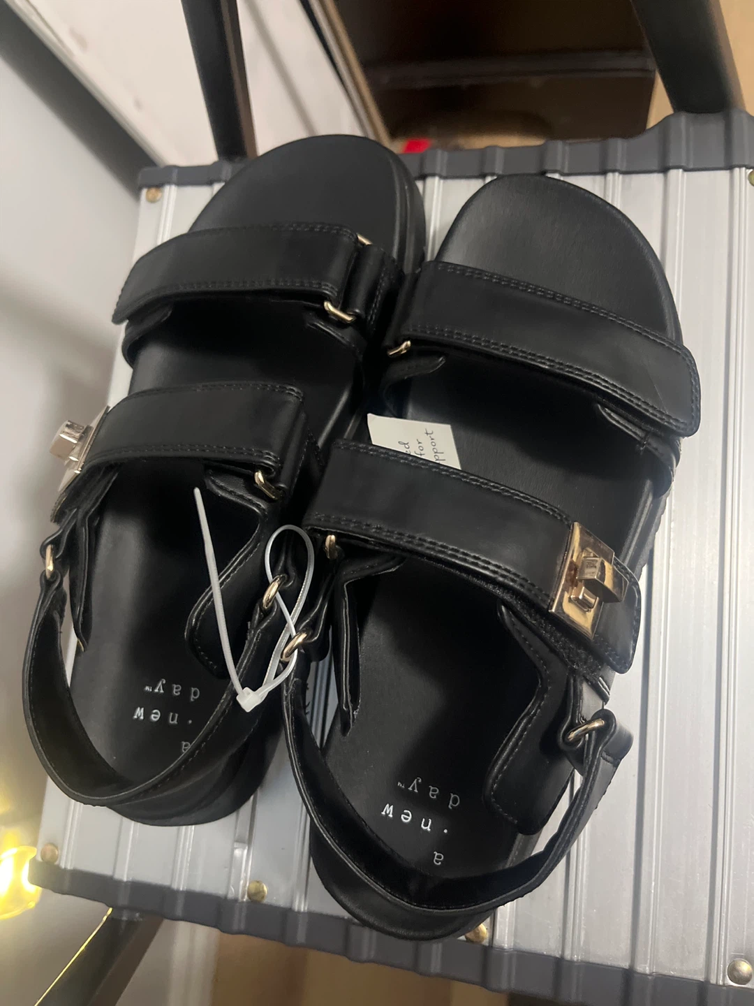 Black Platform Sandals - photo 2