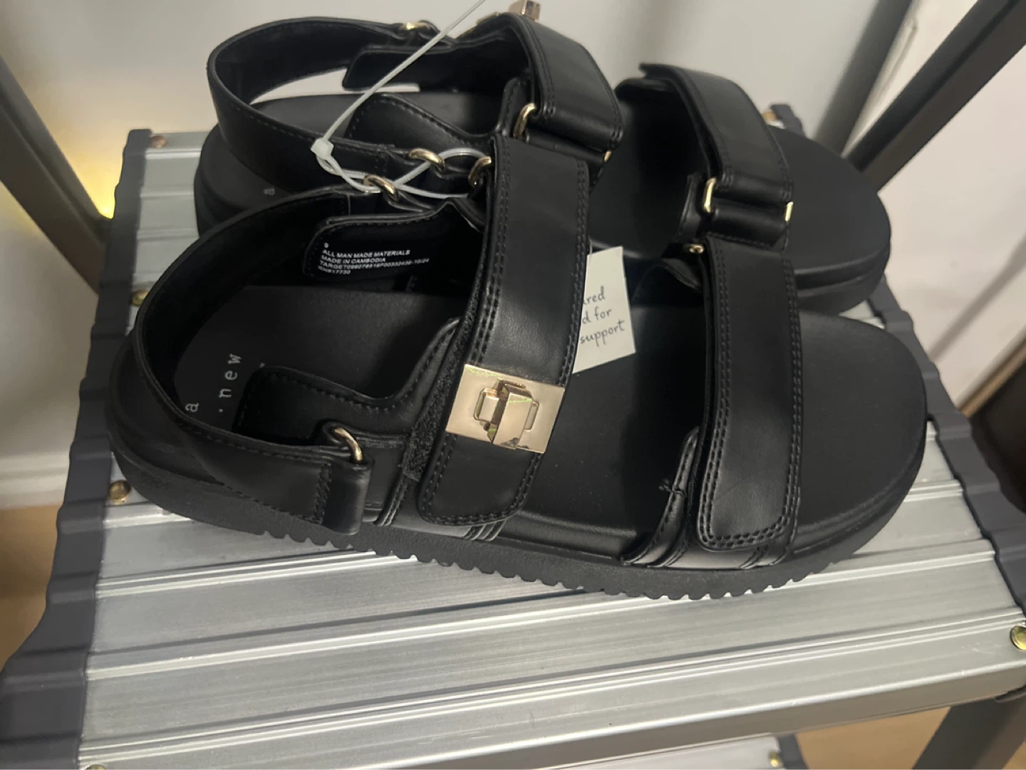 Black Platform Sandals - photo 3