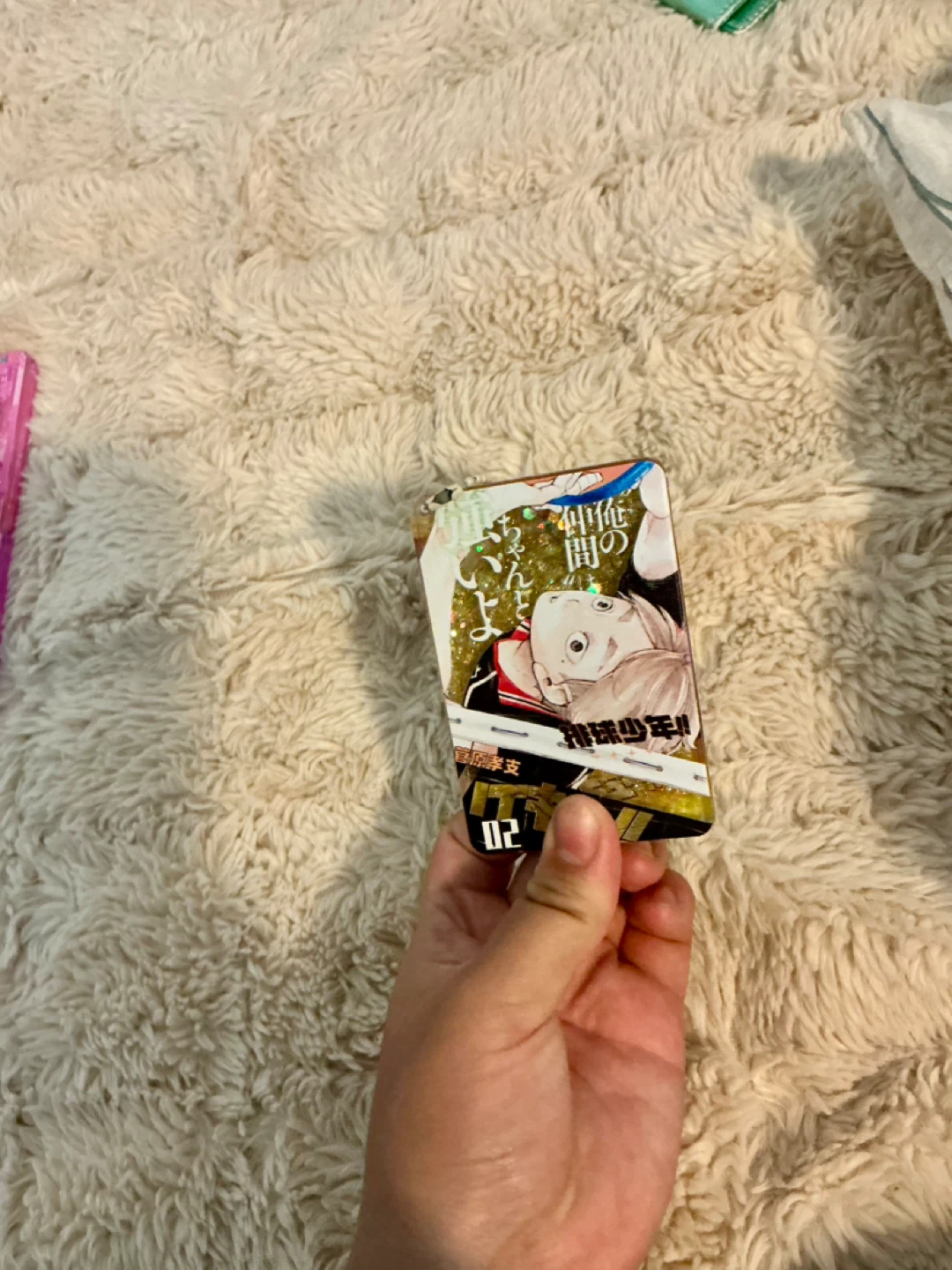 Haikyu!! Kōshi Sugawara Liquid Glitter Pendant - photo 5