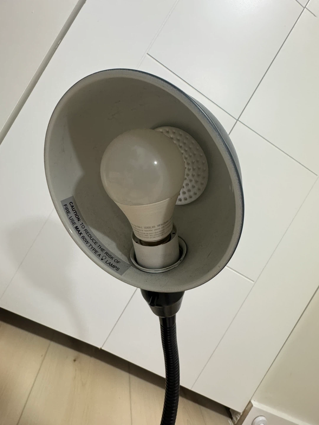 Black Gooseneck Desk Lamp - photo 2