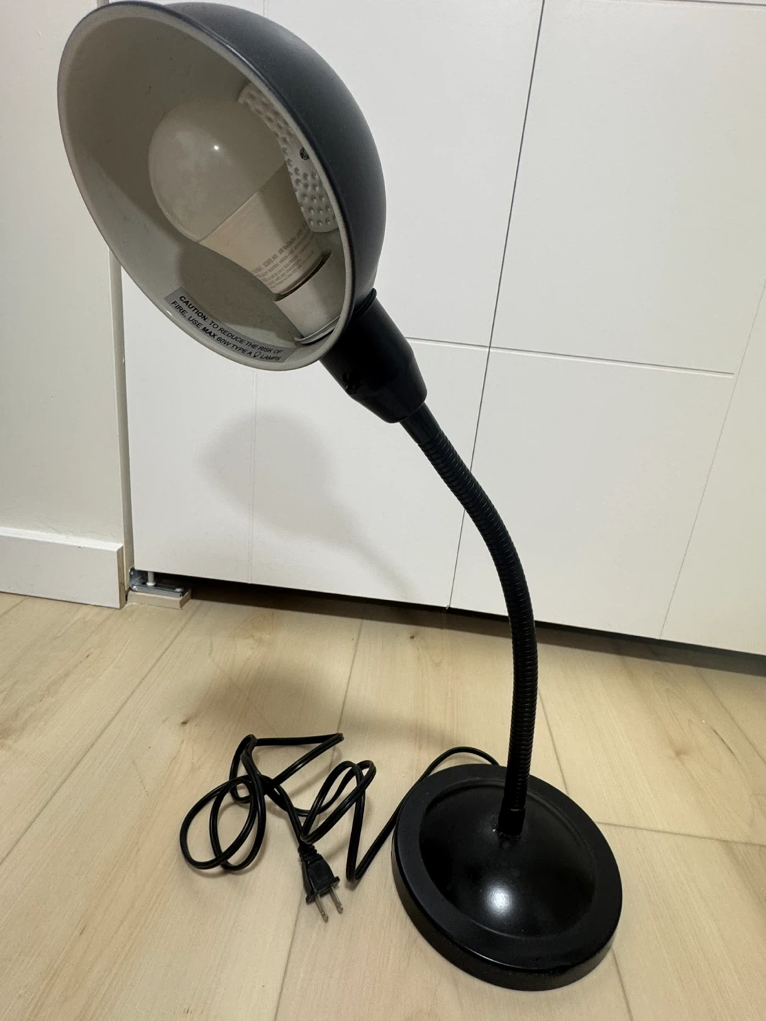 Black Gooseneck Desk Lamp - photo 3