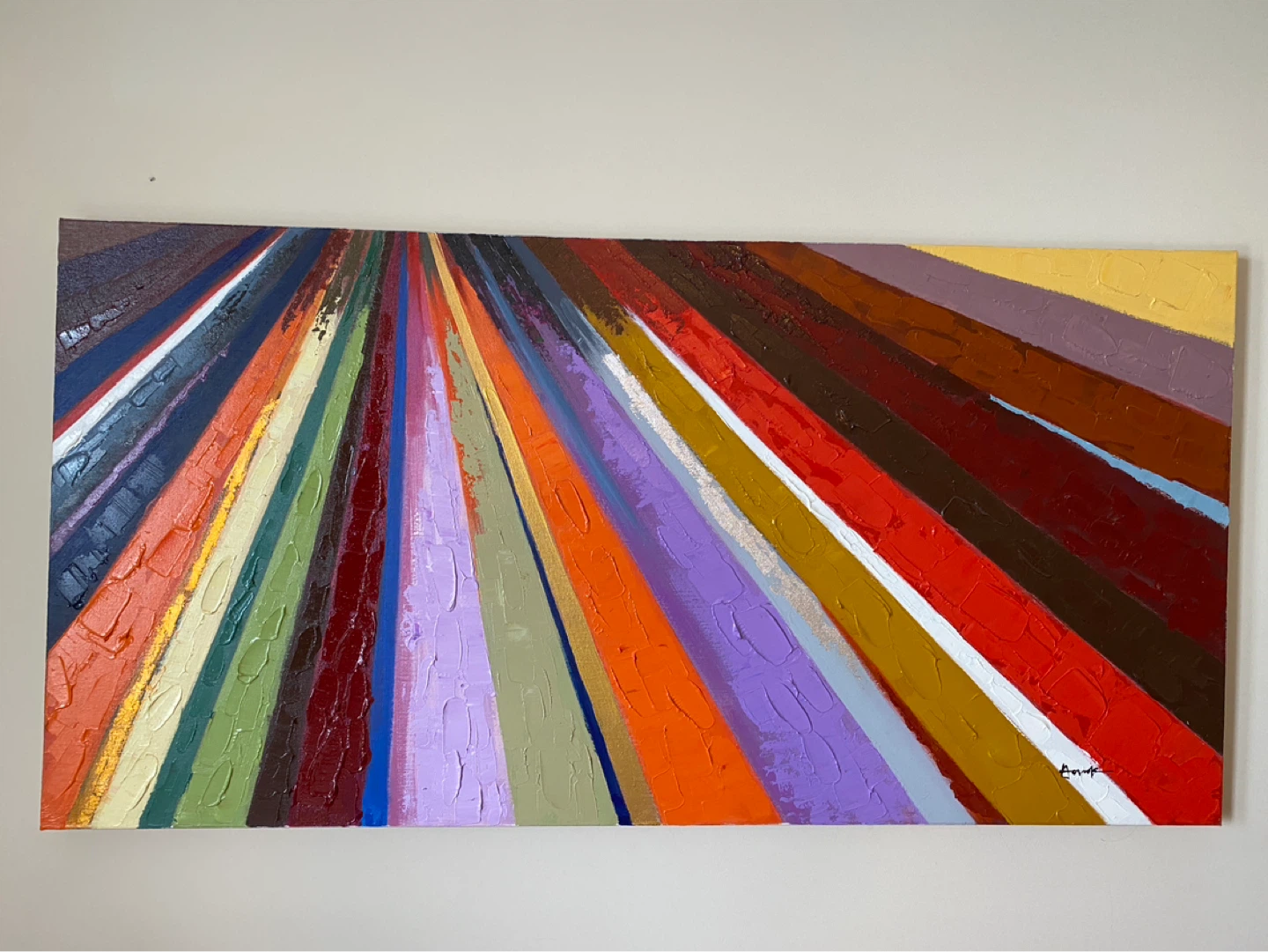 Abstract Striped Painting