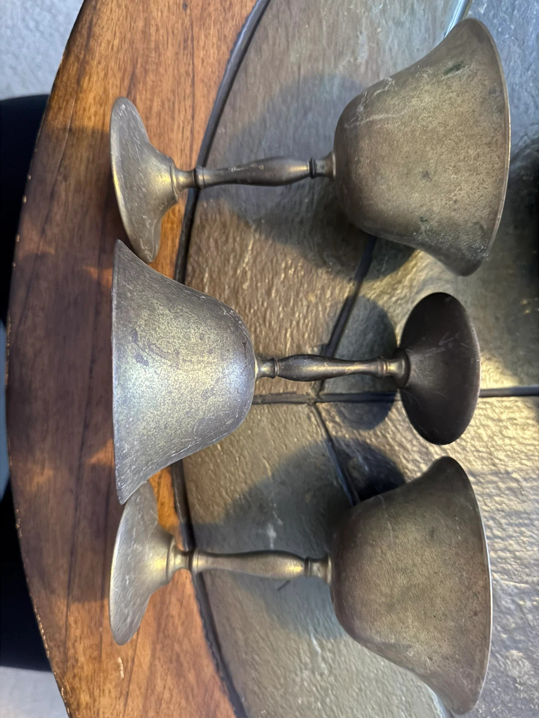 Vintage Brass Vine Goblets/Shot Glasses - photo 3